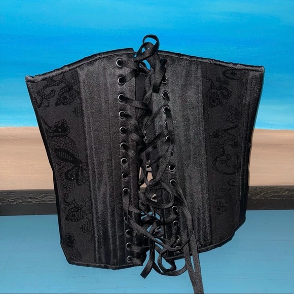 Heart’s Delight Accessories - Heart’s Delight Women's Under Bust Corset in Black